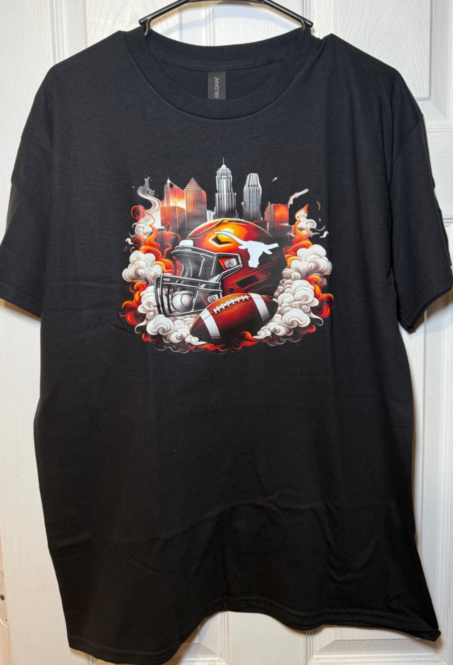 Texas Longhorns T-Shirt-Helment